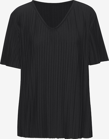 LASCANA Shirt in Schwarz: Vorderseite