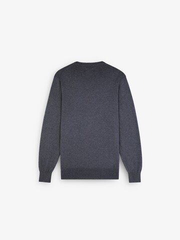 Scalpers Skull V Neck ' ' in Grau