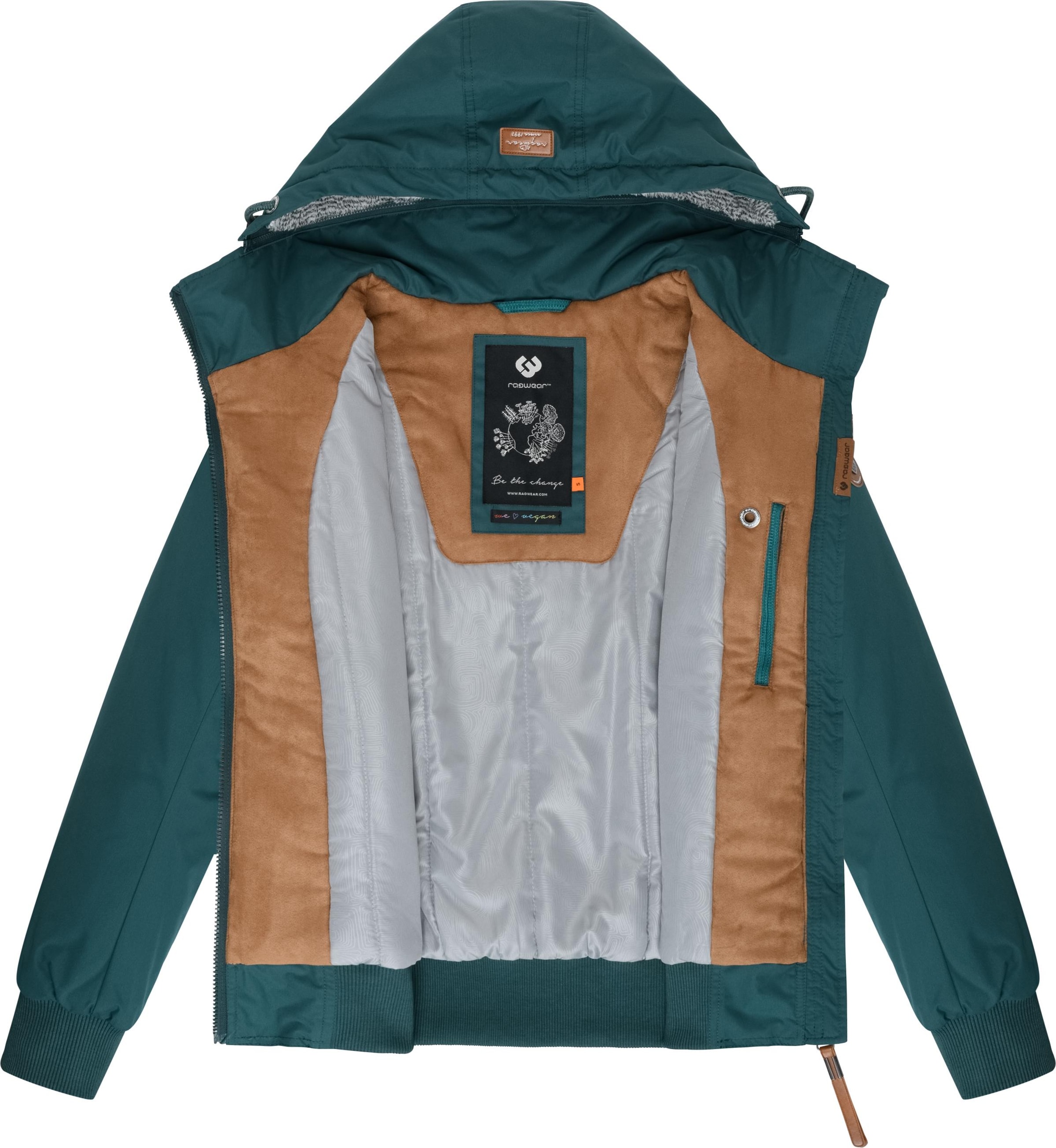 Ragwear Performance Jacket 'Jotty' in Green
