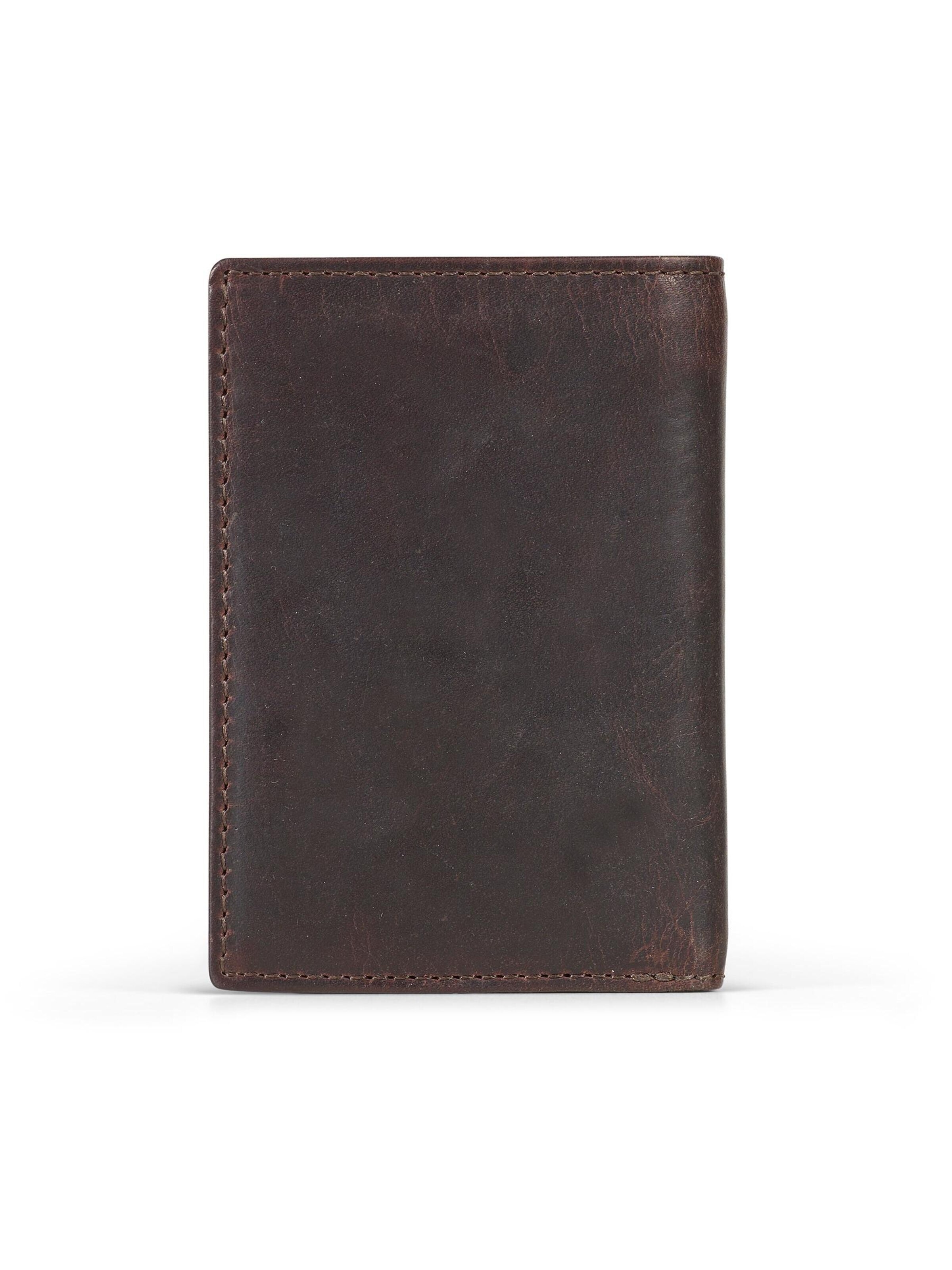 Porte-monnaies 'Howard Wallet Mark Dark Brown' Howard London en marron