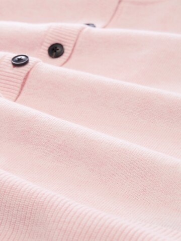 TOM TAILOR Strickjacke in Pink
