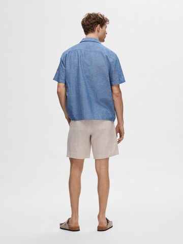 SELECTED HOMME Comfort Fit Skjorte i blå