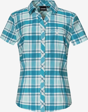 Schöffel Athletic Button Up Shirt 'Calanche' in Blue: front
