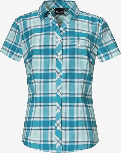 Schöffel Athletic Button Up Shirt 'Calanche' in Turquoise / Aqua / White, Item view