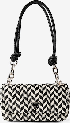 Borsa a spalla 'Tessi' di GUESS in nero: frontale