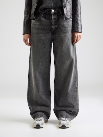 AGOLDE Vrečasti Kavbojke | siva barva: sprednja stran