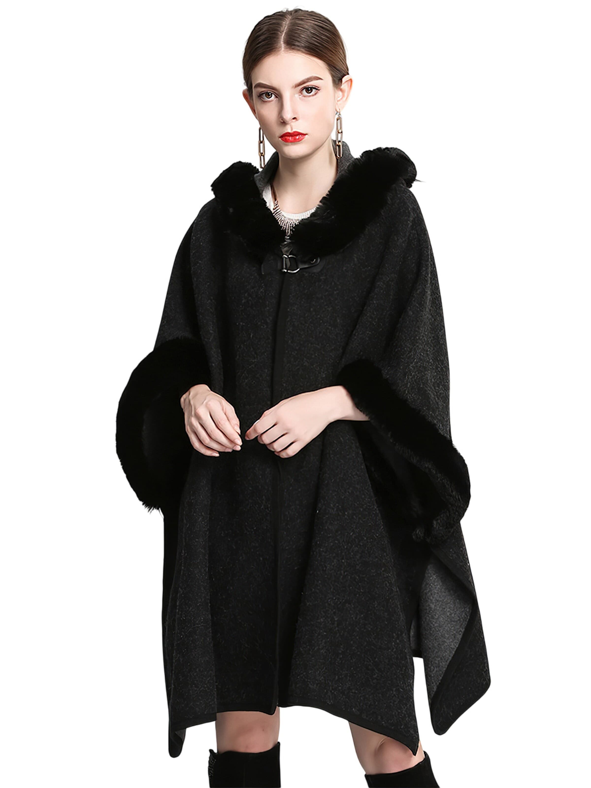 Magicshe Cape 'Cape mit Kapuze' in Black: front