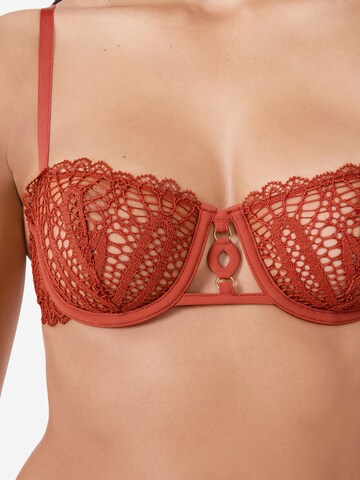 Balconcino Reggiseno 'Virtuose' di ETAM in marrone