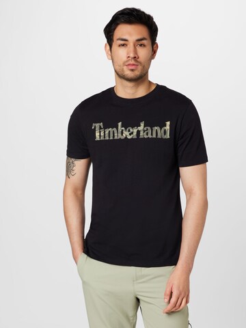 TIMBERLAND - Camisa em preto: frente