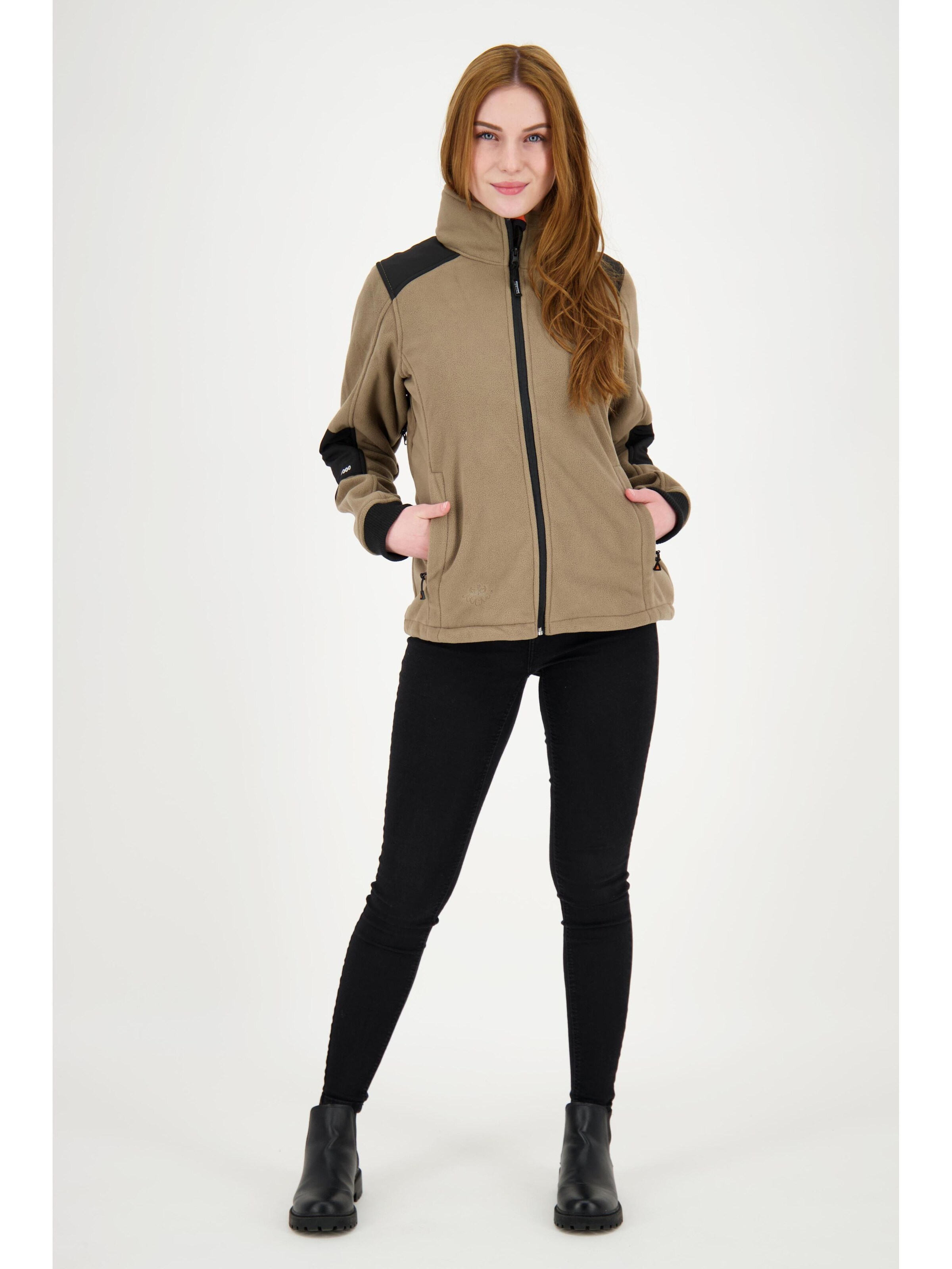 deproc Fleece Jacket 'CANADA Women' in Brown