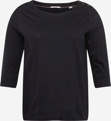 Esprit Curves Shirt in Black: front