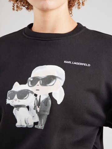 Karl Lagerfeld Суичър в черно