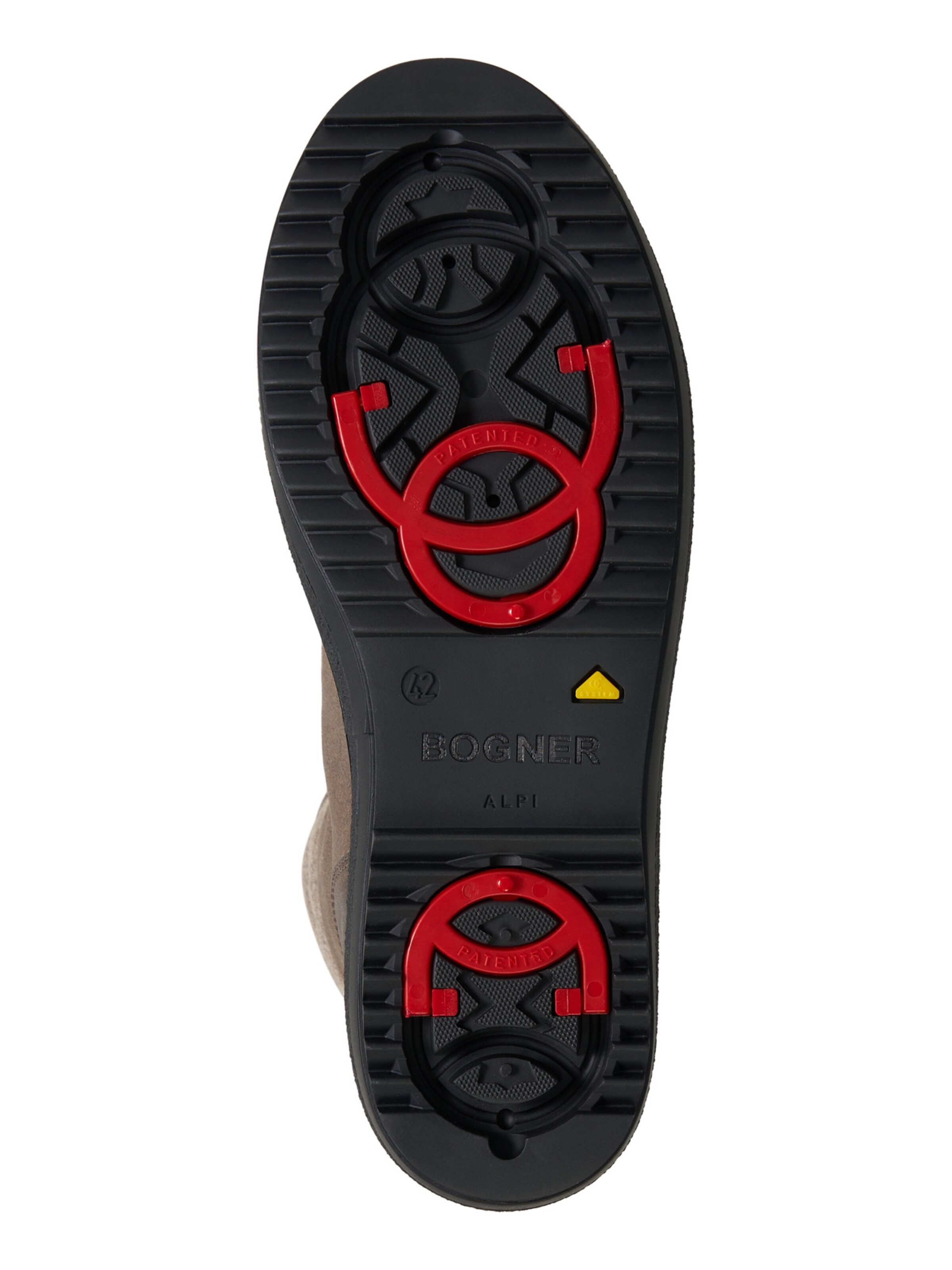 BOGNER Schnürstiefel in Grau