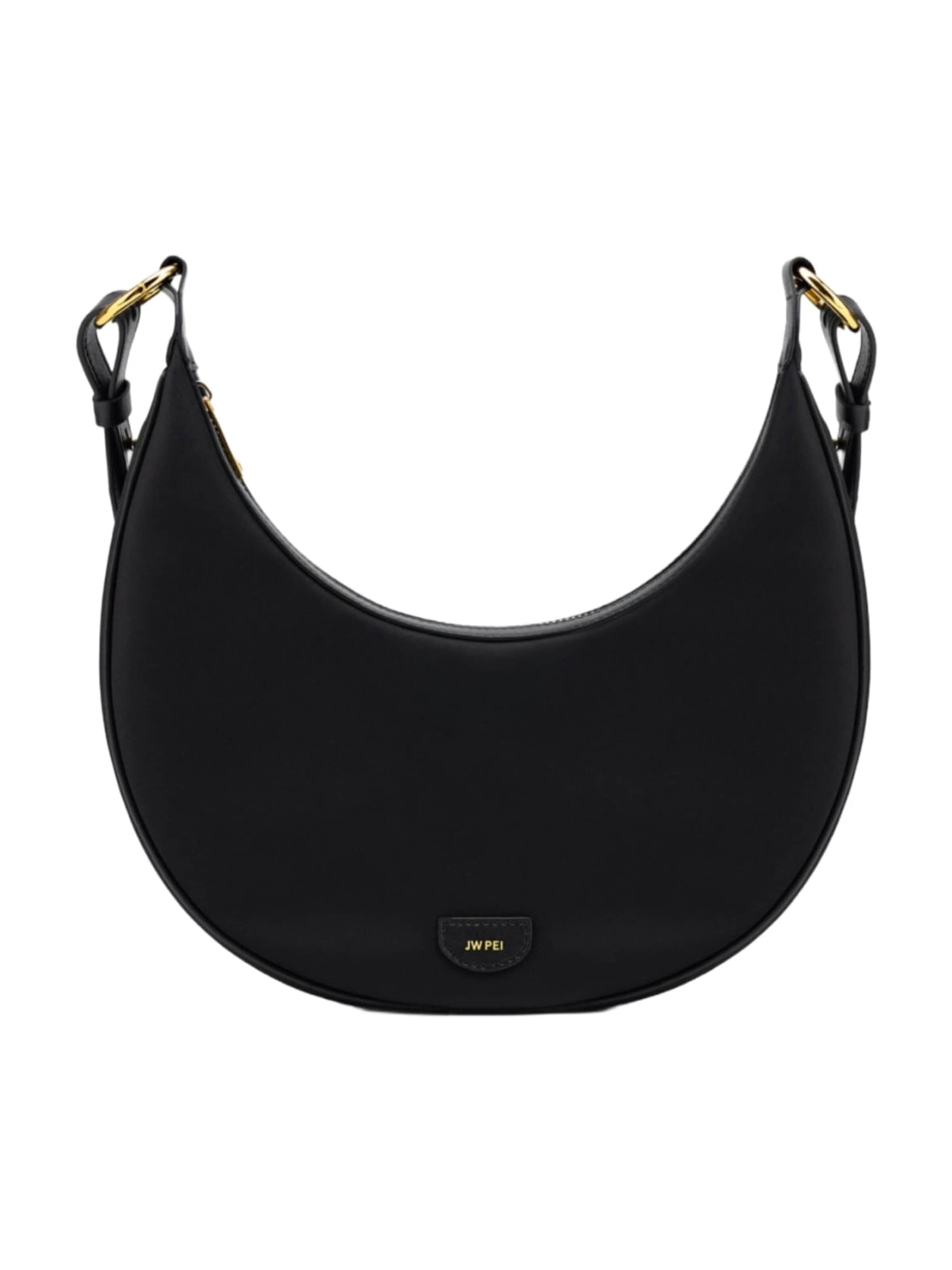 JW PEI Crossbody Bag 'JW PEI Sac Bandoulière Carly Medium Black Gold' in Black: front