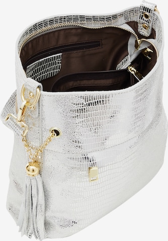 Sidona Schultertasche in Silber