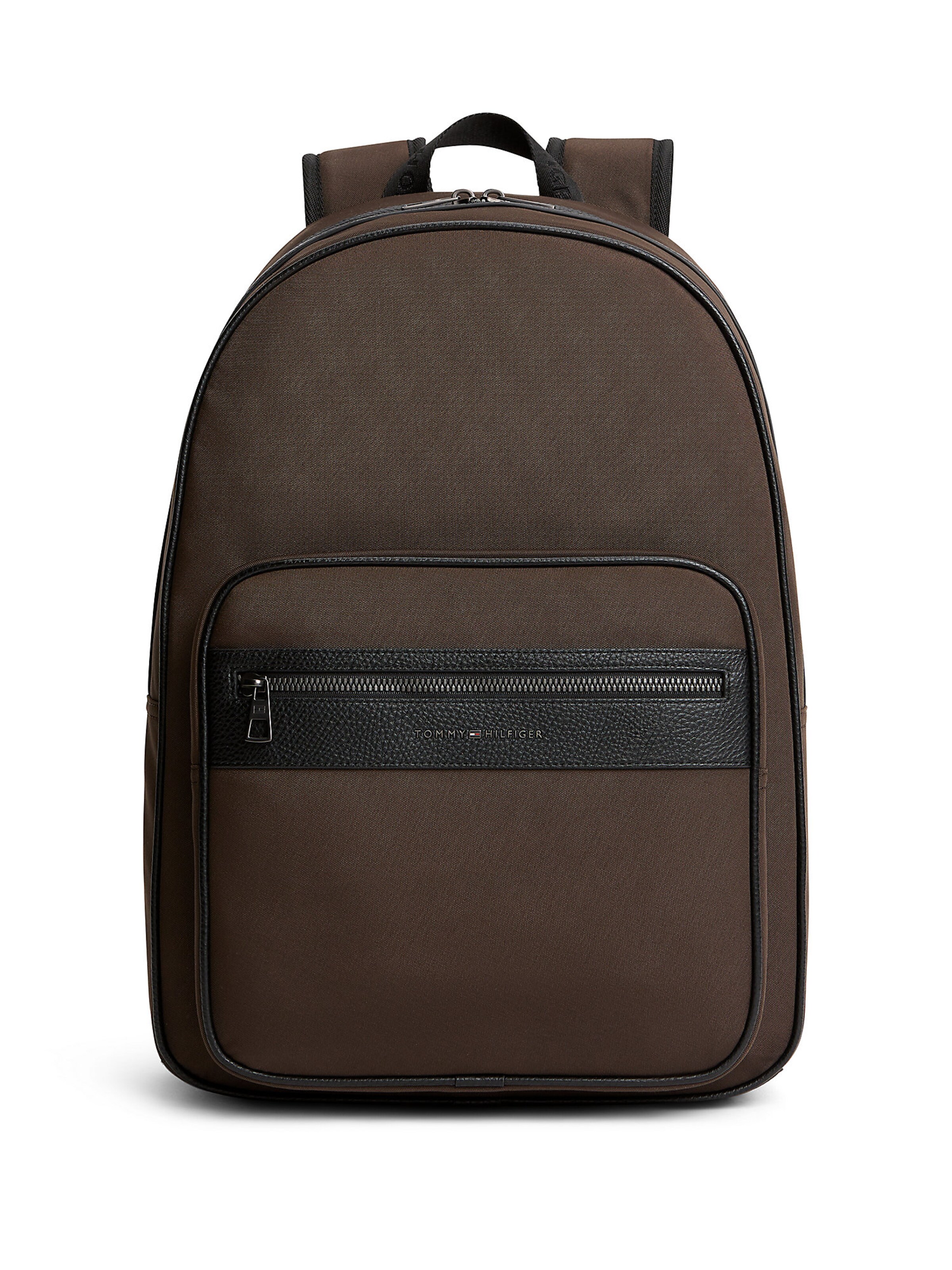 TOMMY HILFIGER Backpack in Brown: front