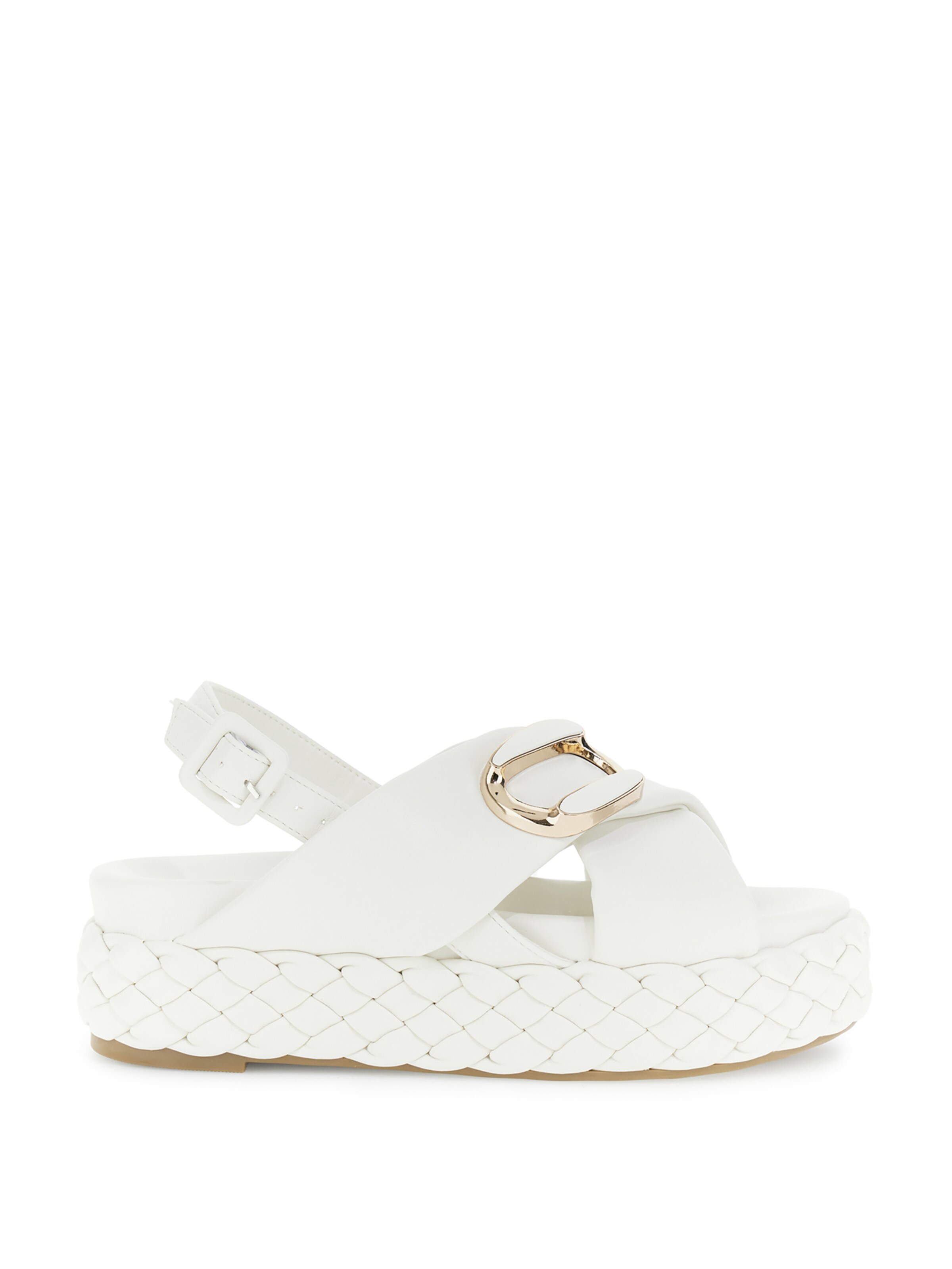 Sandalo con cinturino di CAFè NOIR in bianco