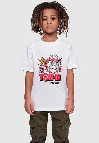 T-Shirt 'Tom and Jerry - Tomic Energy' ABSOLUTE CULT en blanc : devant