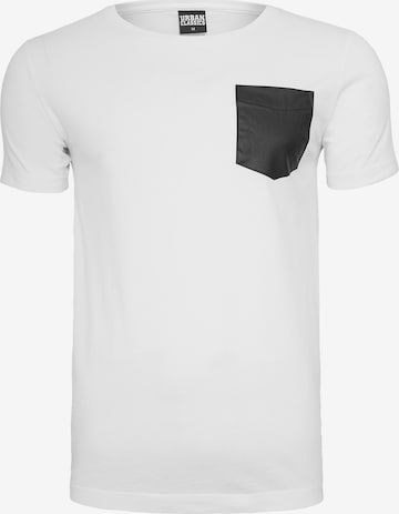 T-Shirt Urban Classics en blanc : devant