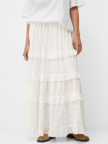Jupe Bershka en beige