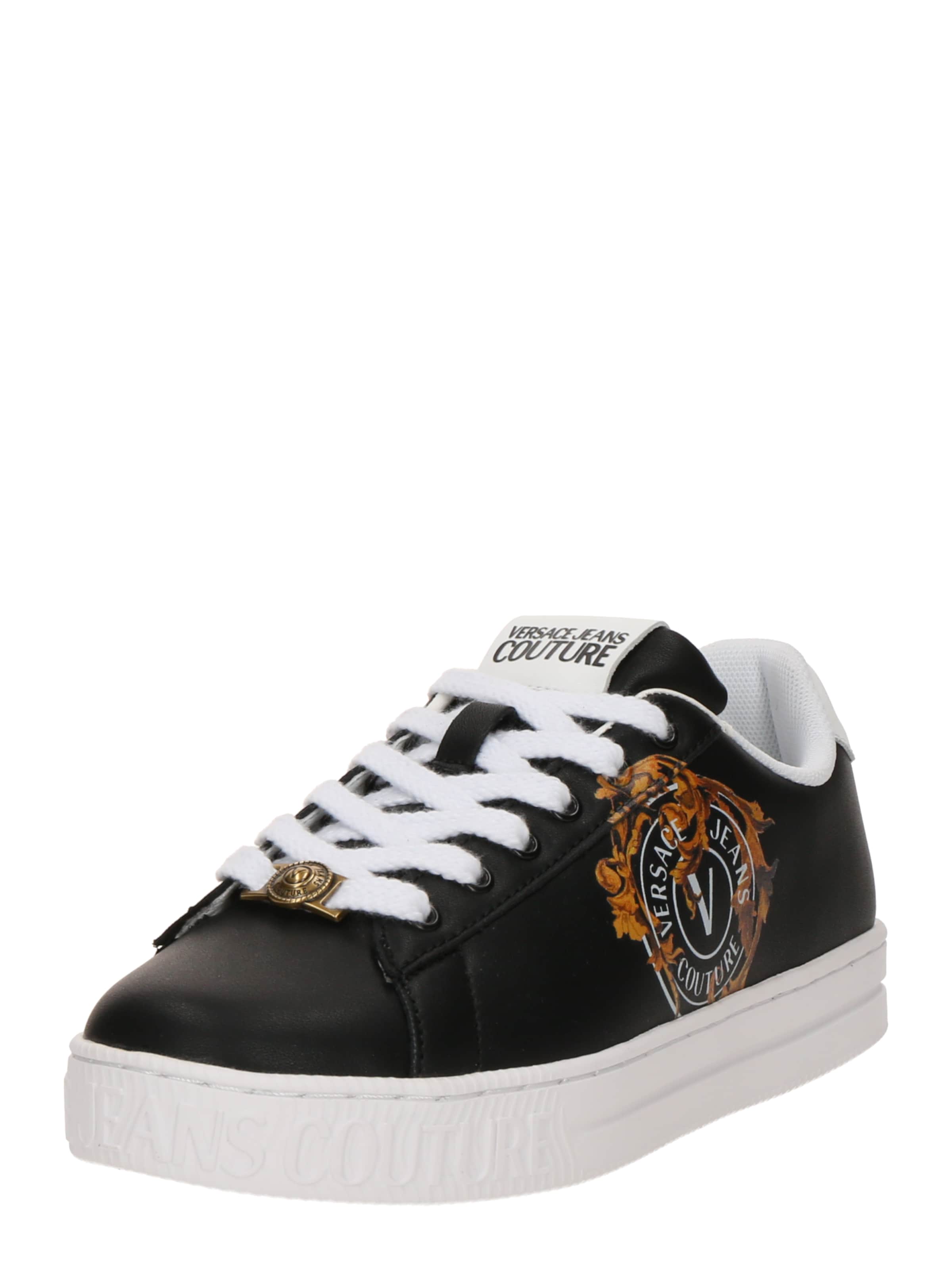 Versace Jeans Couture Σνίκερ χαμηλό σε μαύρο: μπροστά