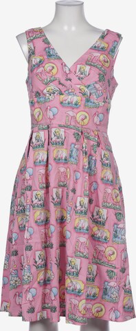Hell Bunny Dress in M in Pink: front