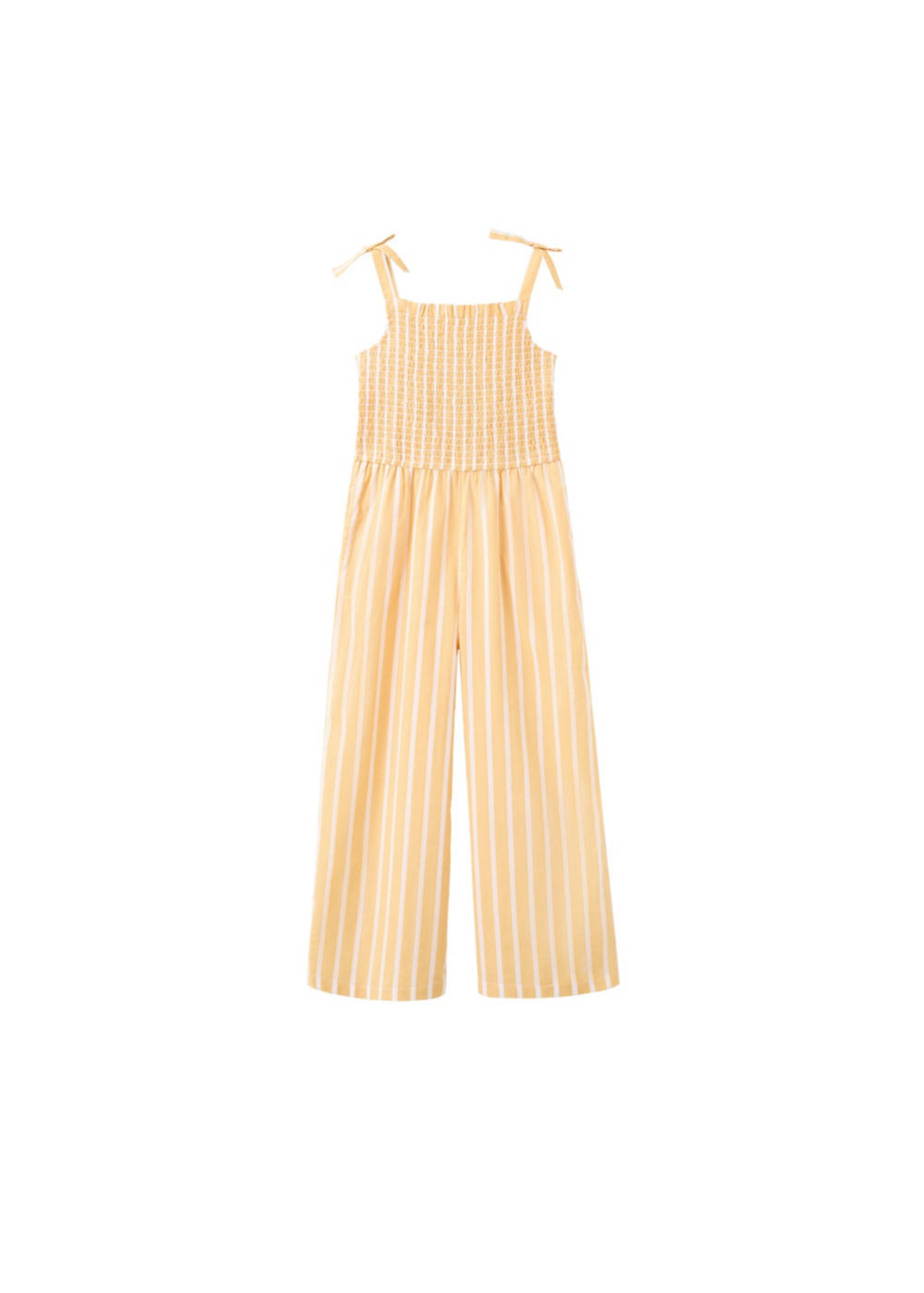 MANGO KIDS Dungarees 'Sunny' in Yellow: front