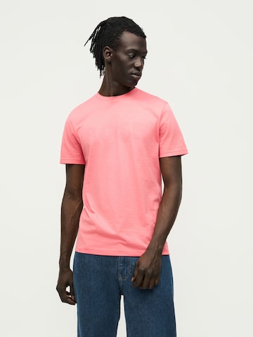 BOSS Футболка 'Thinking 1' в Красный