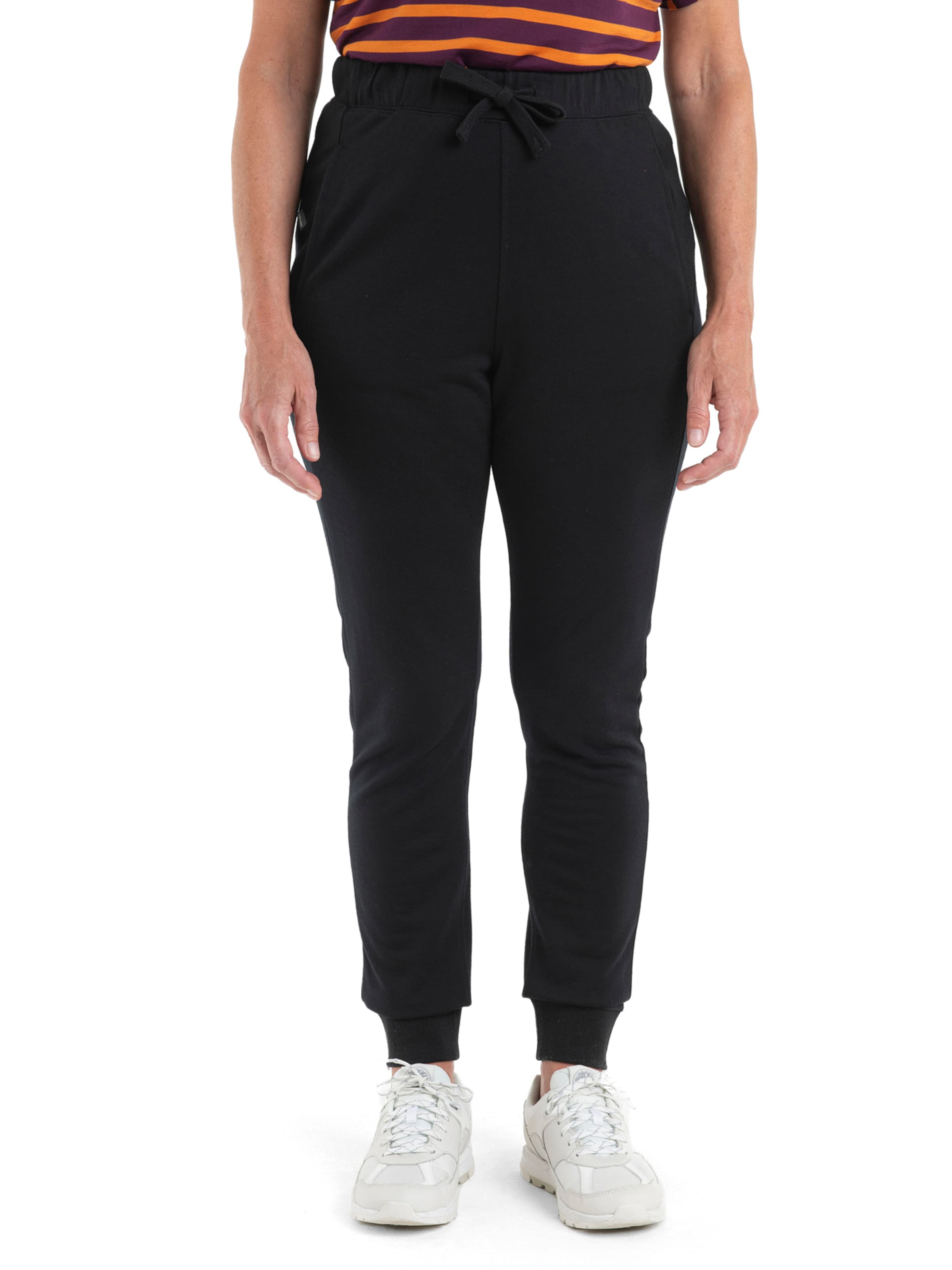 ICEBREAKER Tapered Nadrág 'Crush II' - fekete: elől