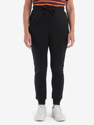 Tapered Pantaloni 'Crush II' de la ICEBREAKER pe negru: față