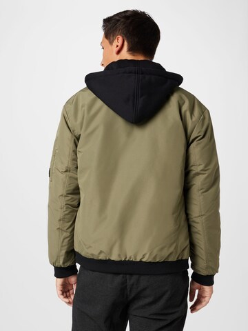 TOM TAILOR DENIM Between-Season Jacket in Green