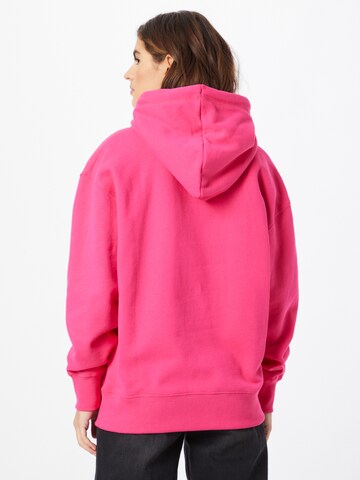 Superdry Sweatshirt 'Stacked' in Pink