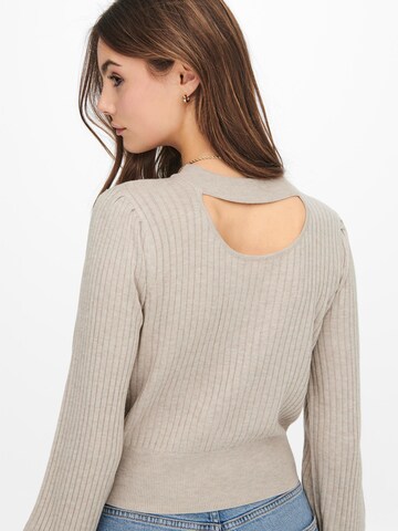 JDY Sweater 'Behave' in Grey