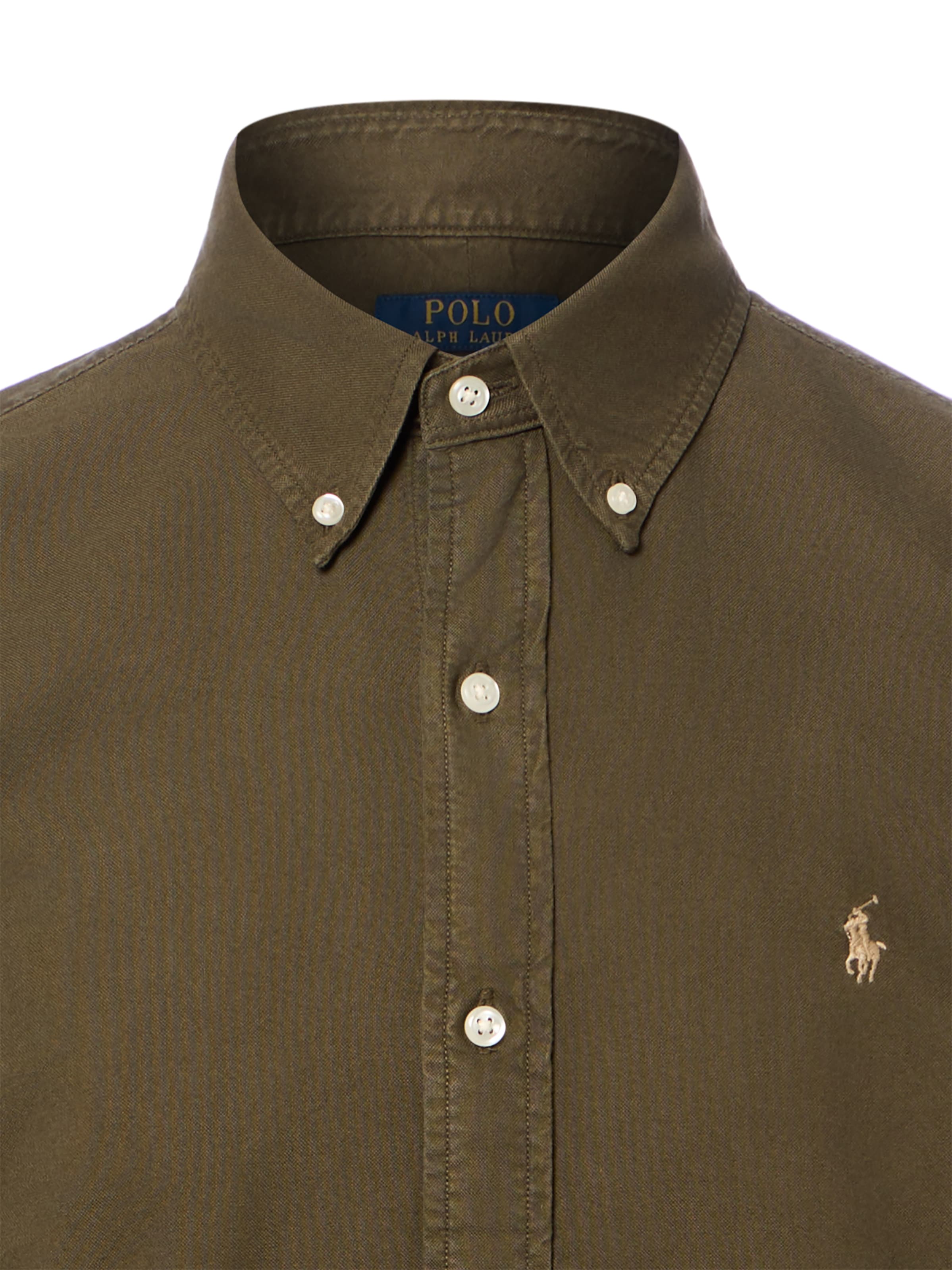 Coupe regular Chemise Polo Ralph Lauren en vert