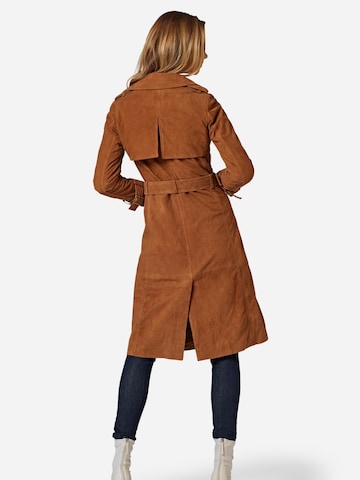 Manteau mi-saison 'Gloria' RICANO en marron