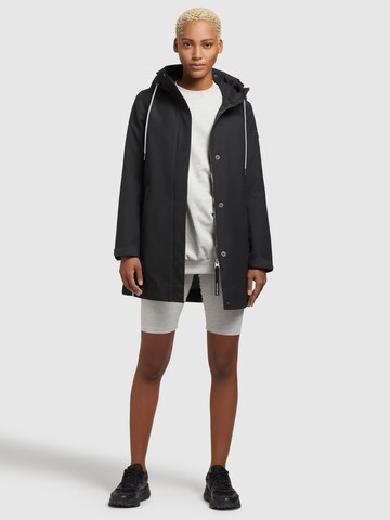 Manteau mi-saison 'Artisa' khujo en noir