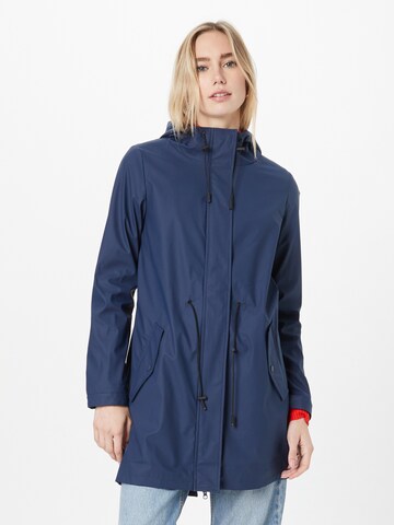 Parka di mezza stagione di Tranquillo in blu: frontale