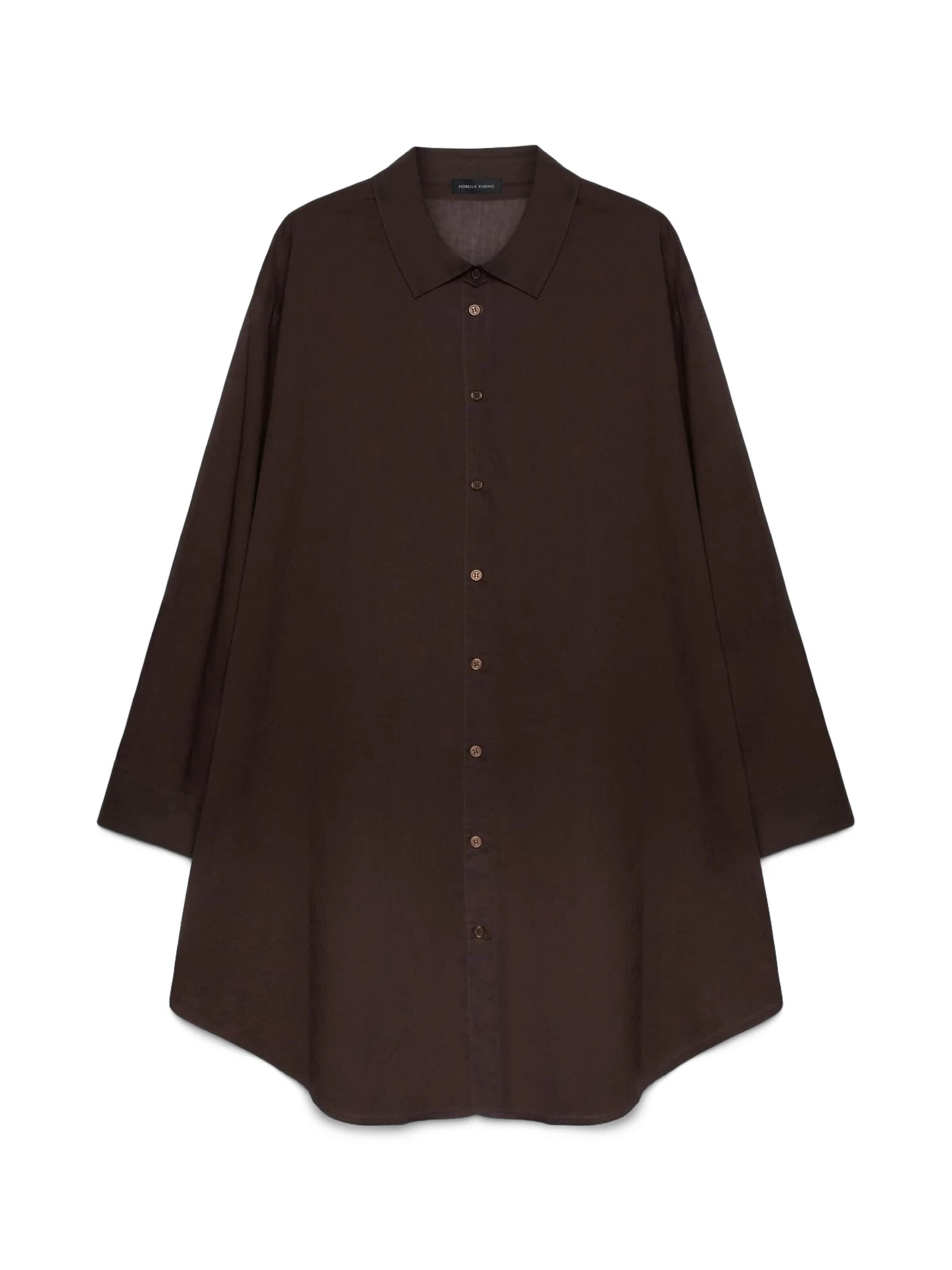 Fiorella Rubino Blouse in Bruin: voorkant