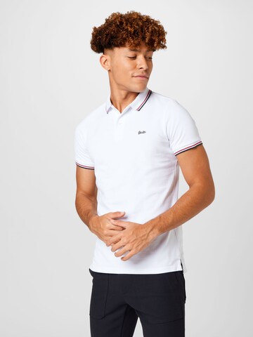 Superdry Poloshirt in Weiß: predná strana