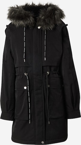 juoda QS Žieminė parka: priekis