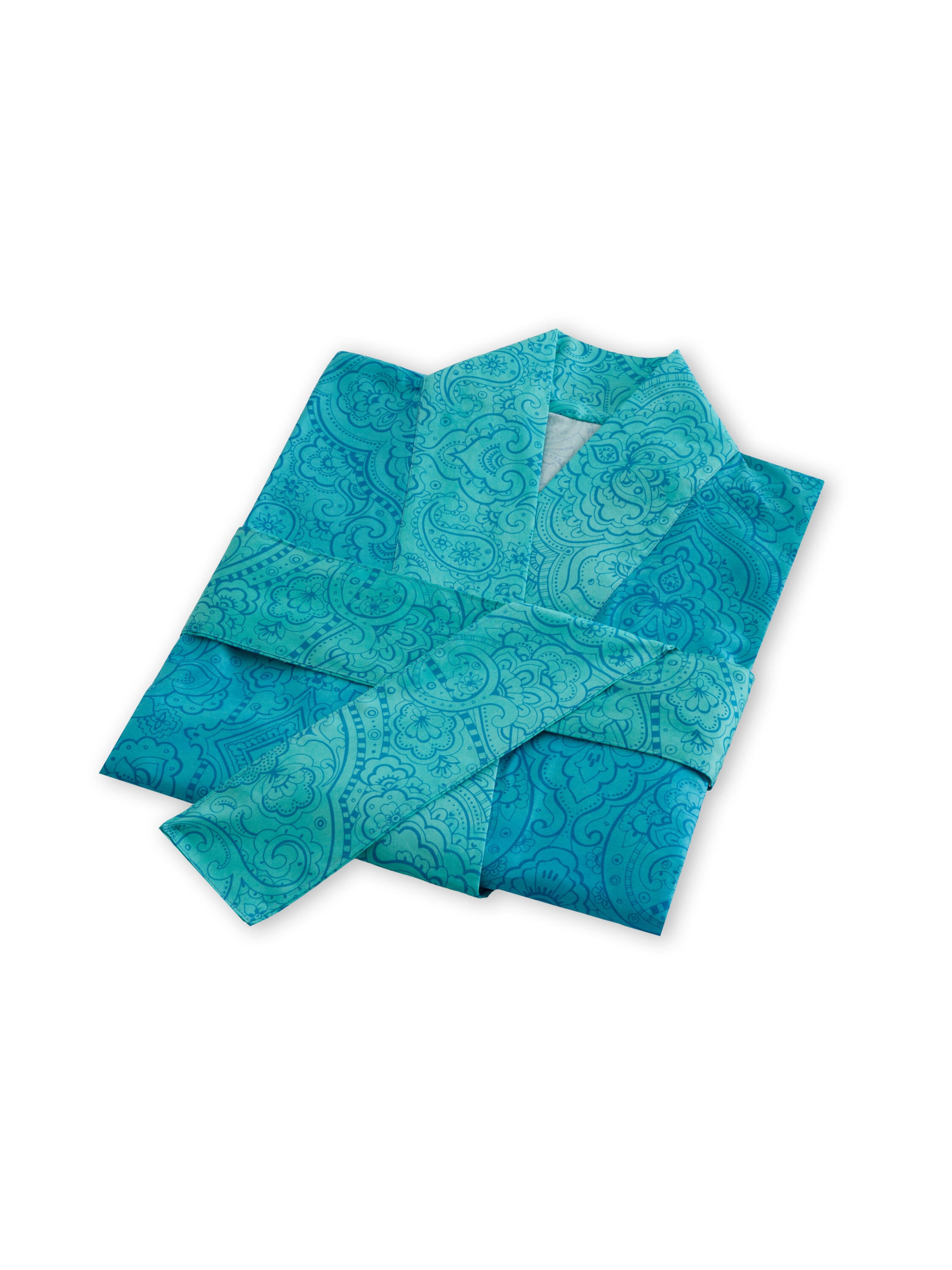 BASSETTI Kimono 'DOLCEACQUA' mit Schmuckkarton in Blau