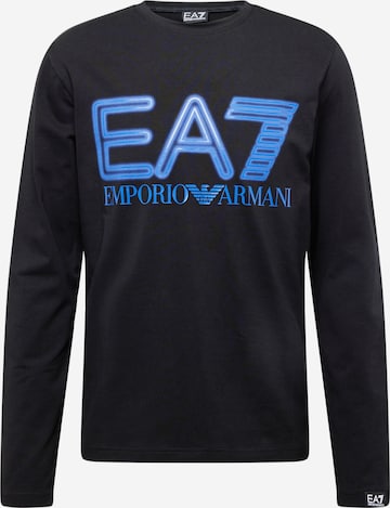 EA7 Emporio Armani Paita 'T-SHIRT' värissä musta: edessä