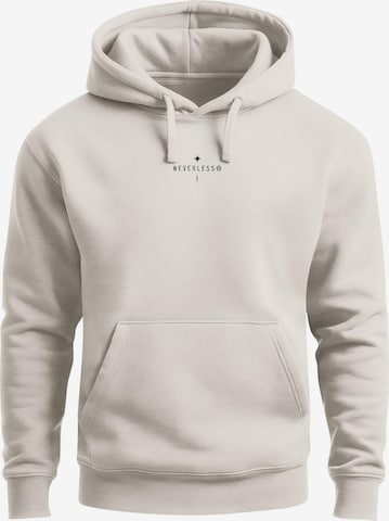 Neverless Sweatshirt 'Kompass Outdoor' in Beige: Vorderseite