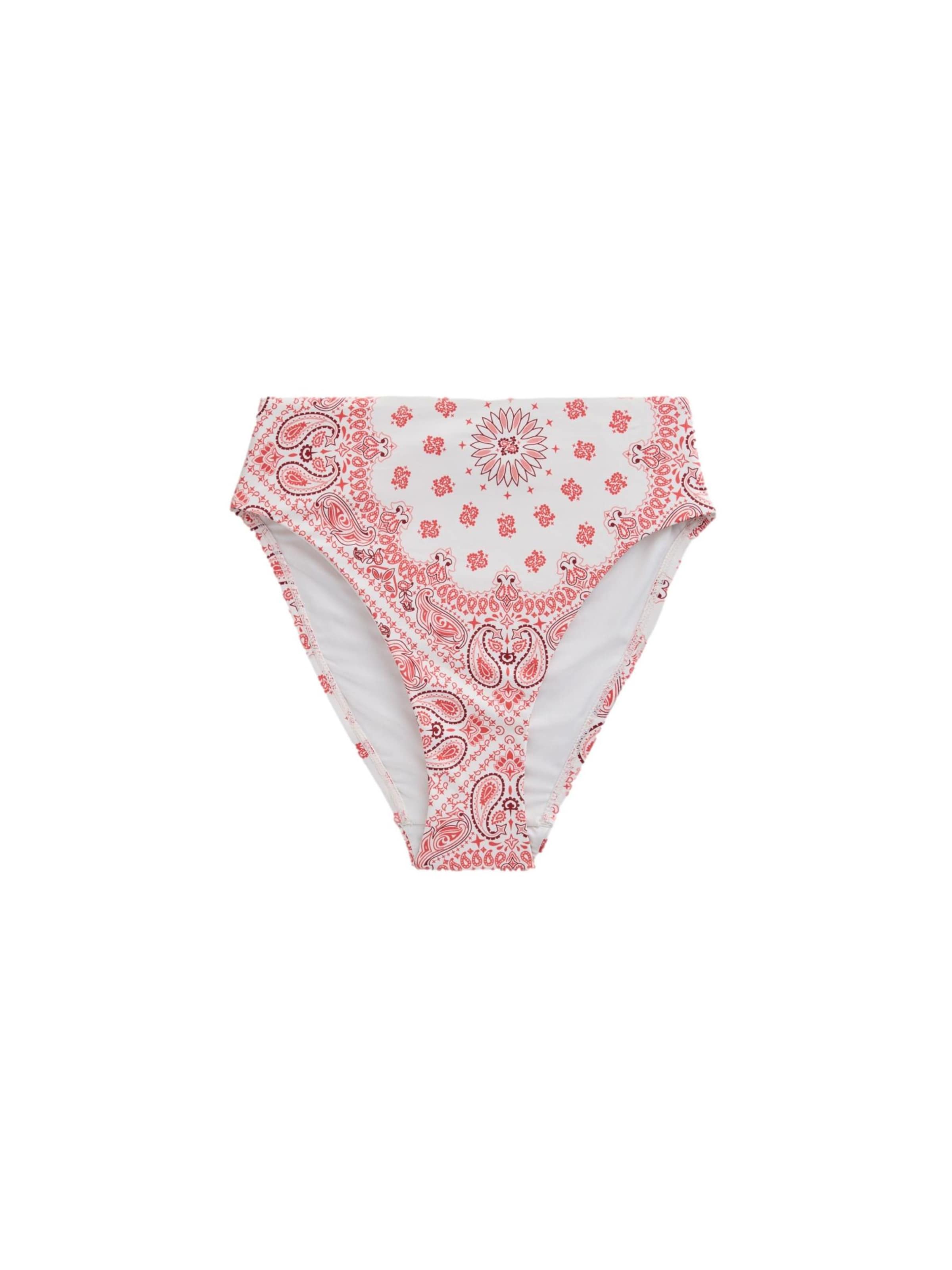 Slip costum de baie de la Next pe roz: față