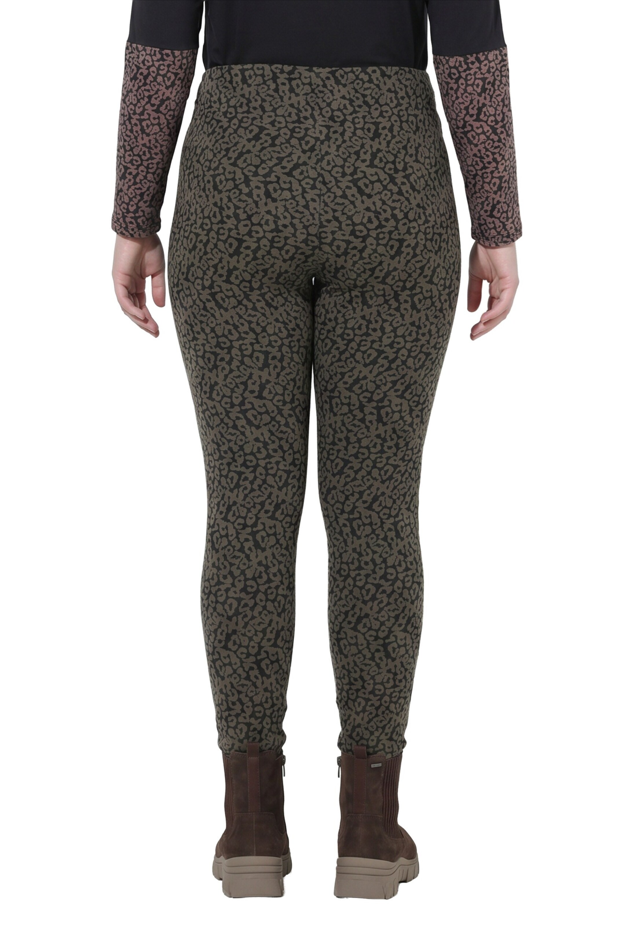 Ulla Popken Skinny Broek in Grijs