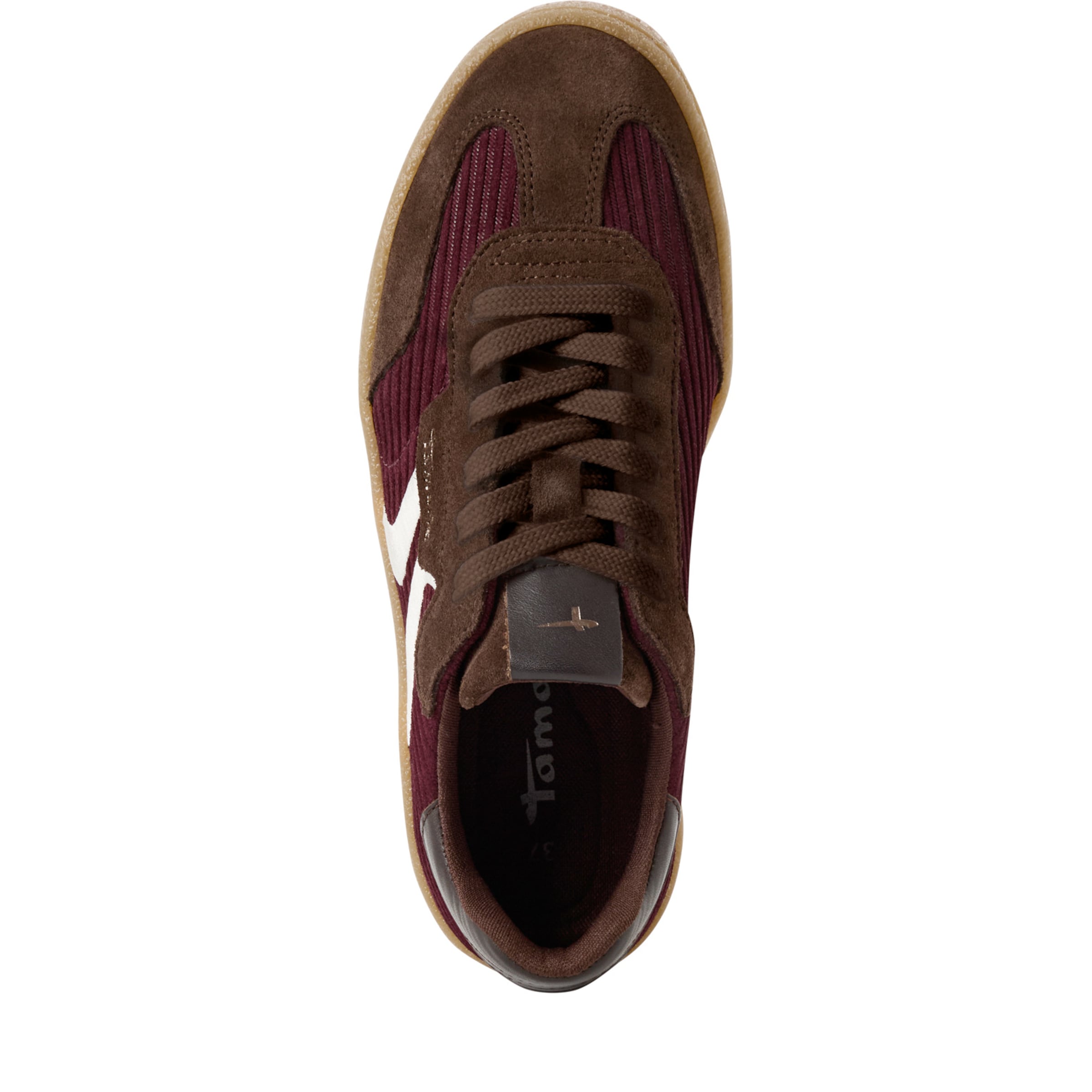 Sneaker bassa di Tamaris in marrone: frontale