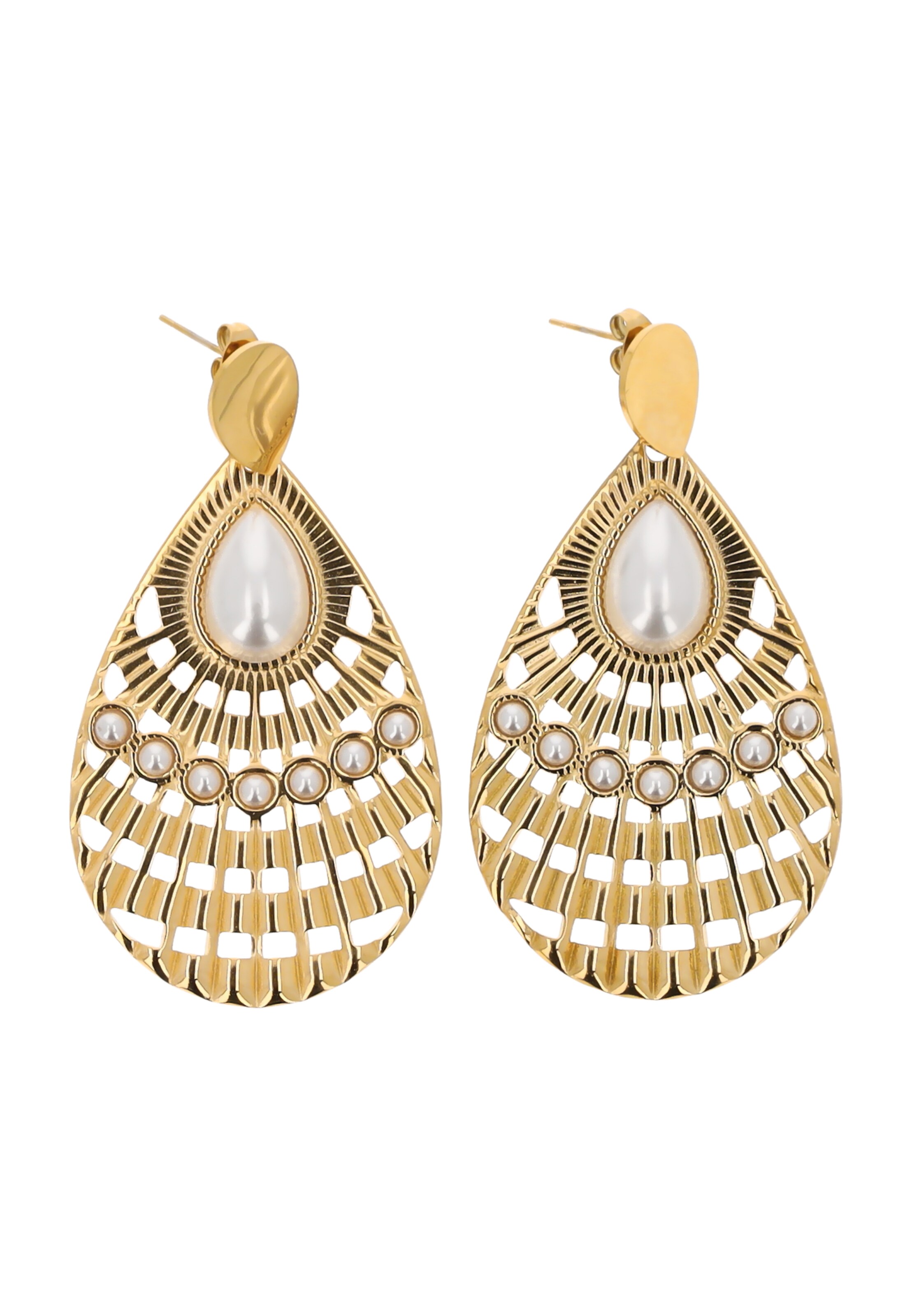 IZIA Boucles d'oreilles en or, Vue avec produit