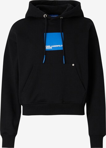 Sweat-shirt KARL LAGERFELD JEANS en noir : devant