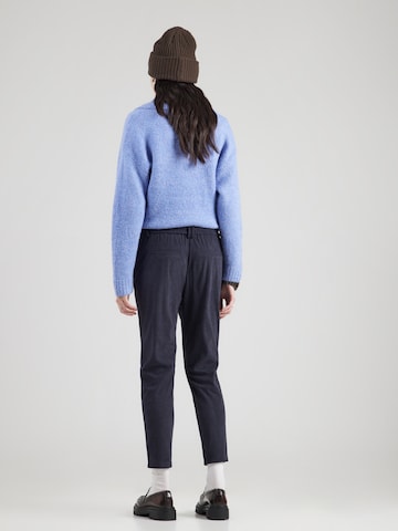 ONLY Tapered Pleat-Front Pants 'ONLPOPTRASH-LIAS' in Blue