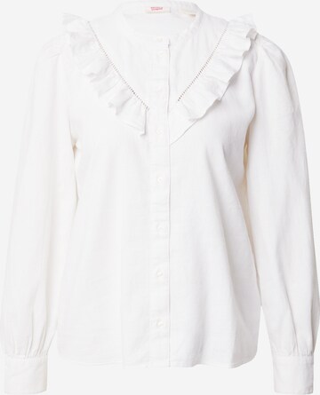 LEVI'S ® Blus 'Carinna Blouse' i vit: framsida